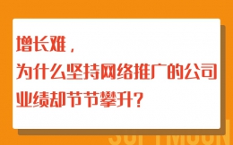 增长难，为什么坚持网络推广的公司业绩却节节攀升？